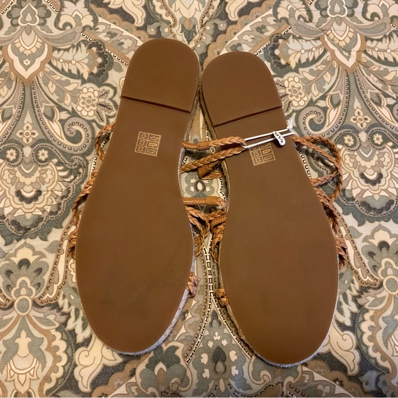 NWT Madewell Kathryn Espadrille Slide Sandals in Leather Women’s Sz 9.5 - Picture 9 of 10